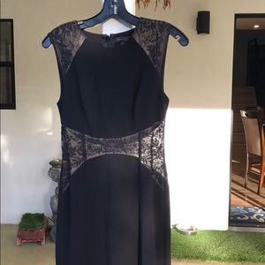 Gorgeous long black prom dress